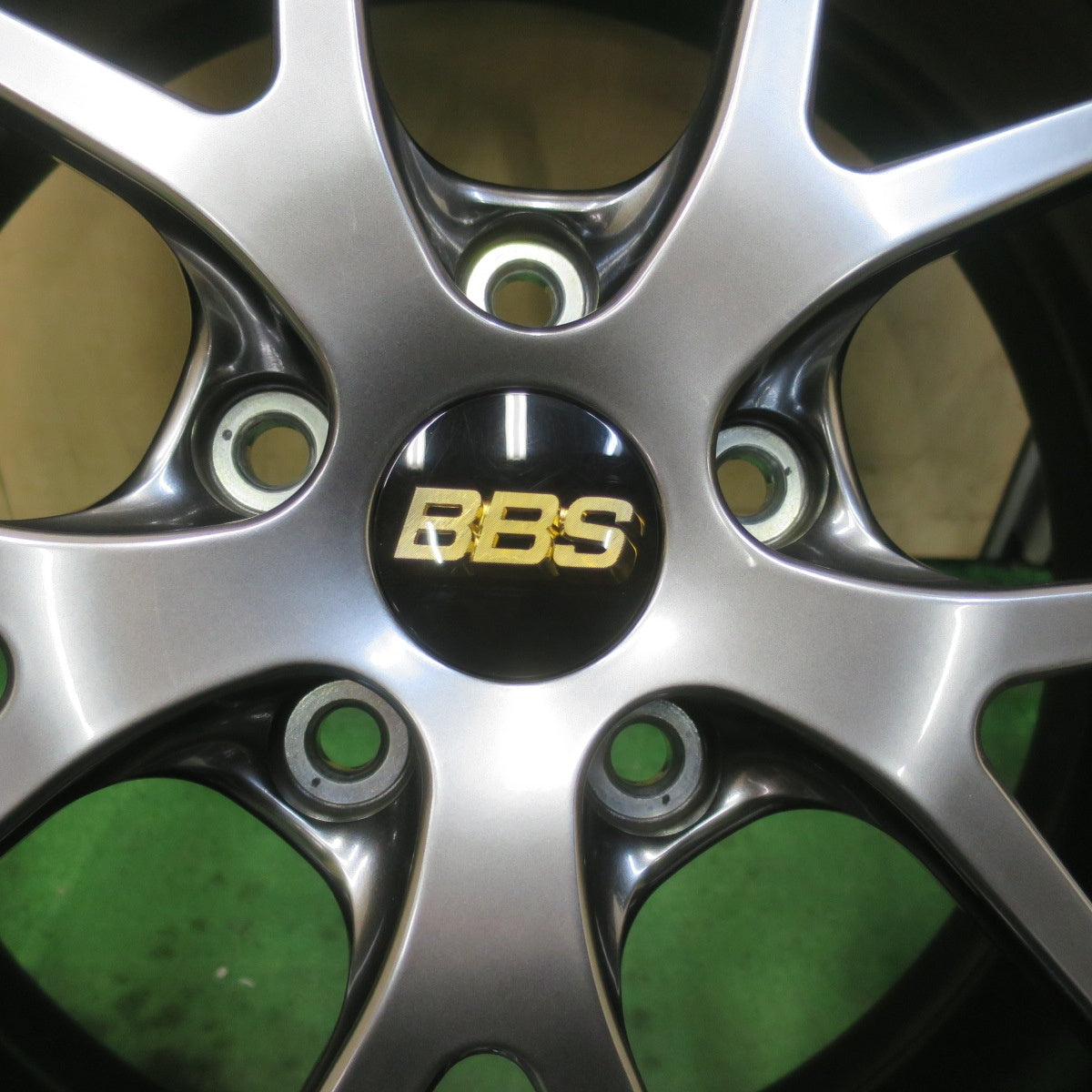 キレイ！24年★BBS RI-A031 鍛造 225/45R18 ミシュラン e・PRIMACY 18インチ eプライマシー PCD114.3/5H★6021010イノ