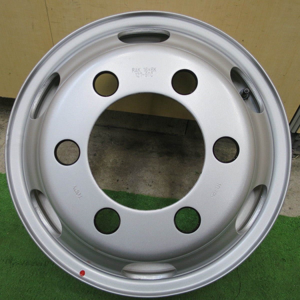 未使用！1本★トラック TOPY スチール ホイール 16インチ 16×6K トピー 127-9TC PCD222.25/6H★6042503ナホ