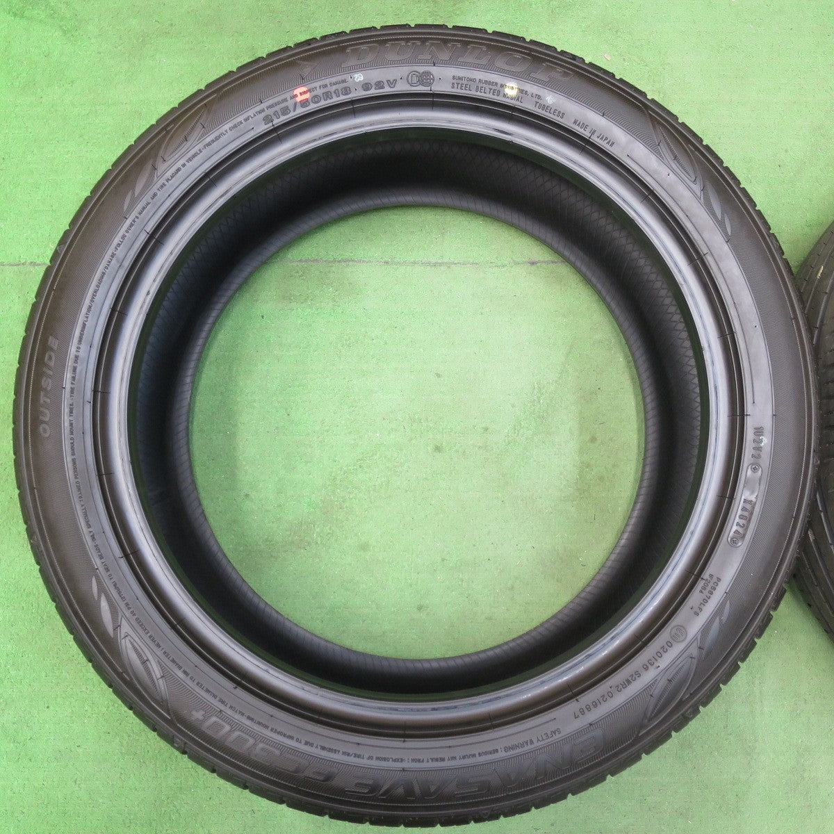 [送料無料] 新車外し！24年★215/50R18 ダンロップ エナセーブ EC300+ タイヤ 18インチ ヤリスクロス CX-3 等★5030614イノタ