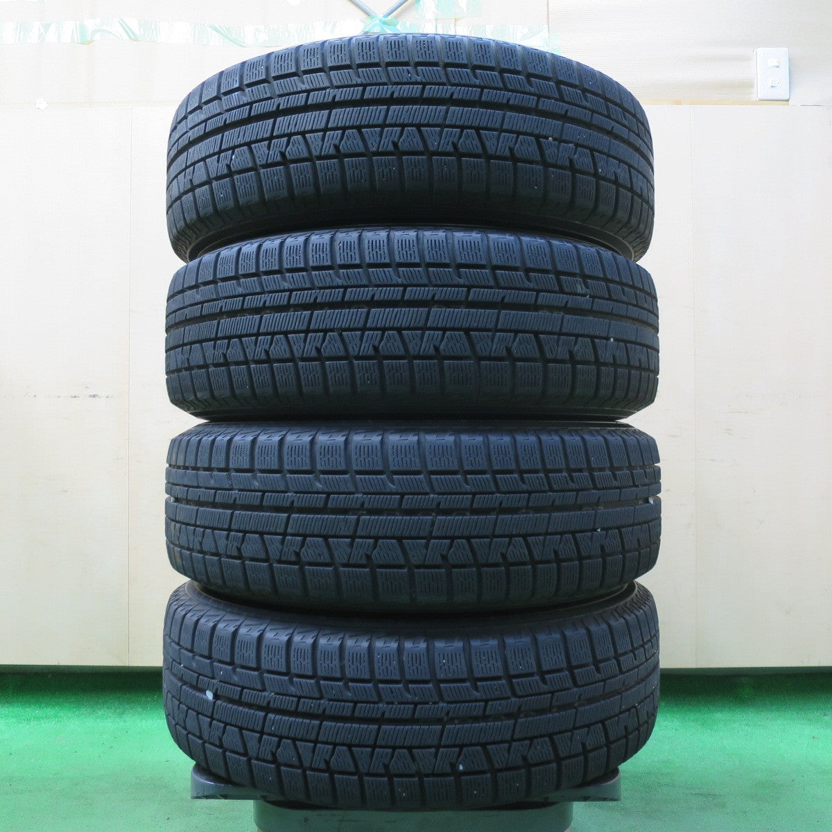 *送料無料* バリ溝！20年！キレイ！9分★スタッドレス 185/65R15 ヨコハマ アイスガード iG50 プラス GRASS グラス 15インチ PCD114.3/5H★4082905イス
