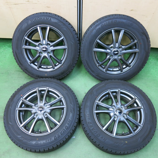 バリ溝！22年！キレイ！ほぼ10分★スタッドレス 165/70R14 ヨコハマ アイスガード iG60 NIRVANA NV ニルバーナ ニルヴァーナ 14インチ PCD100/4H★5052813SYス