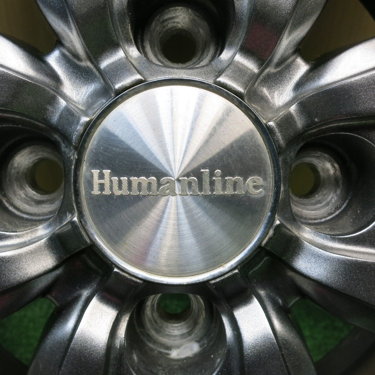 バリ溝！23年！キレイ！9.5分★スタッドレス 175/65R15 グッドイヤー アイスナビ7 Humanline HS-08 ヒューマンライン 15インチ PCD100/4H★6041807HAス