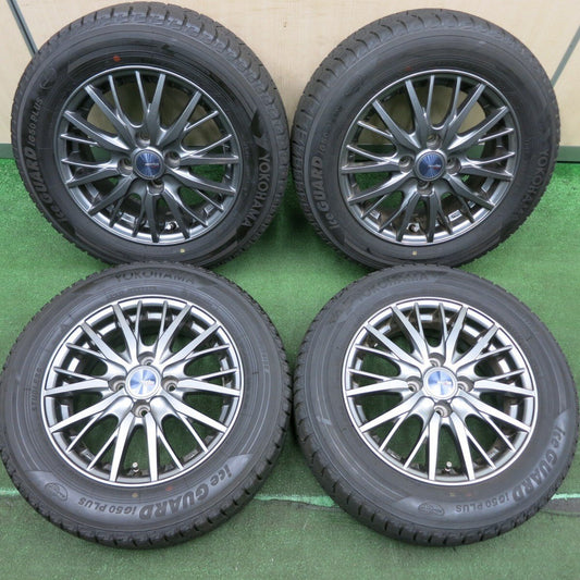 バリ溝！9.5分★ススタッドレス 175/65R14 ヨコハマ アイスガード iG50 プラス ravrion RM01 ラブリオン PCD100/4H★4051307HAス