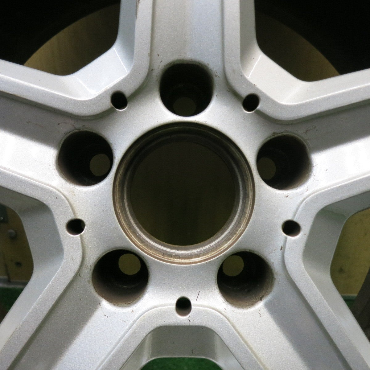 バリ溝！24年！9分◎ベンツ 等 EuroForsch 225/50R17 スタッドレス グリップマックス GRIP ICE X ユーロフォルシュ 17インチ PCD112/5H◎6092602HAス