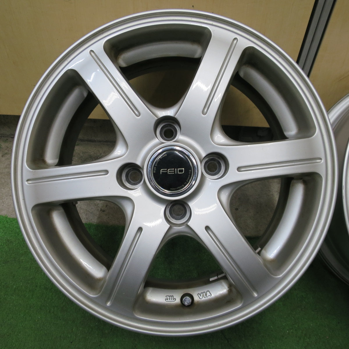4本価格★FEID フェイド 14インチ ホイール 14×5.5J PCD100/4H★6042703NGホ