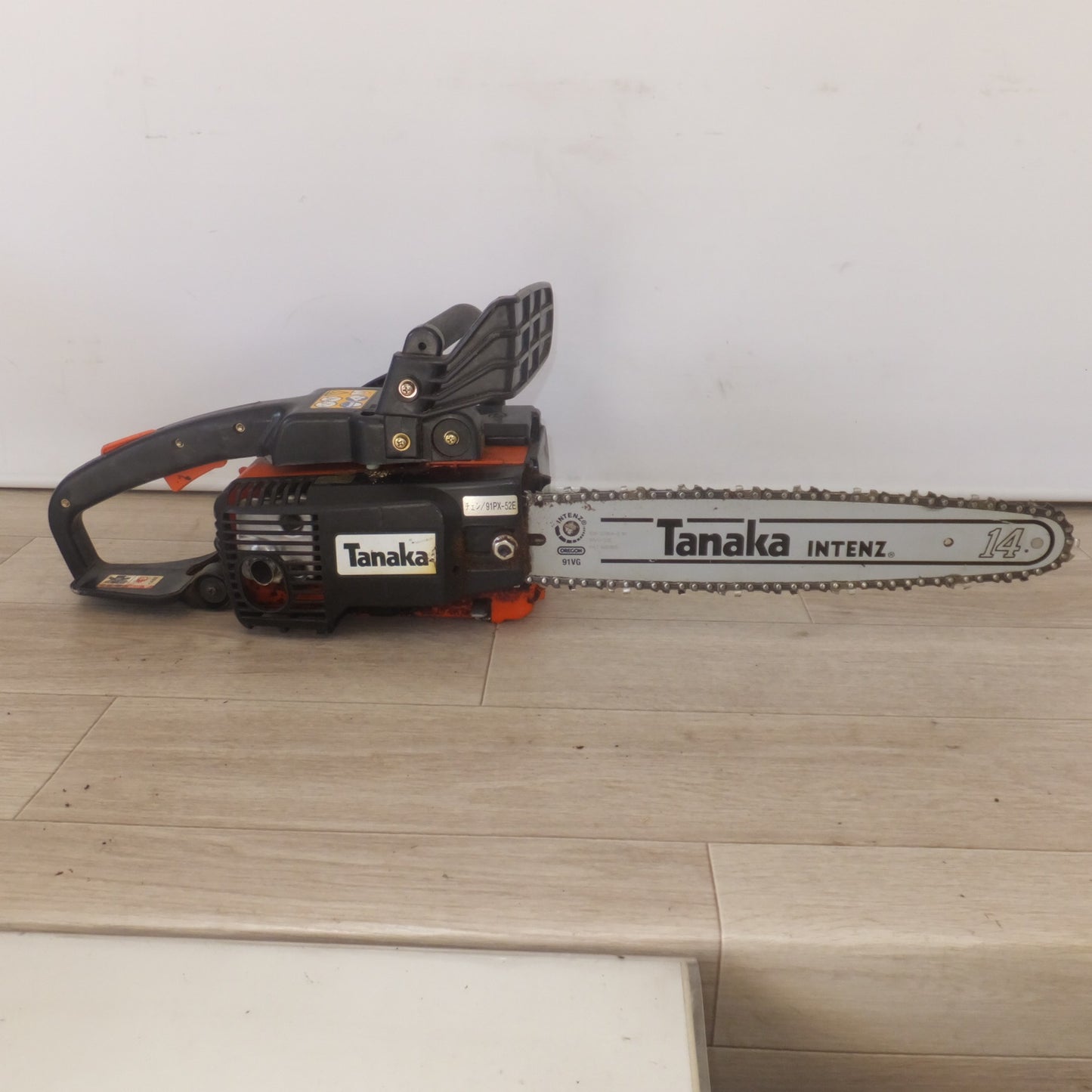 [送料無料] ジャンク★タナカ tanaka エンジンチェーンソー ECS-3359　チェン 91PX-52E　3軸合成値 9.3m/s2★