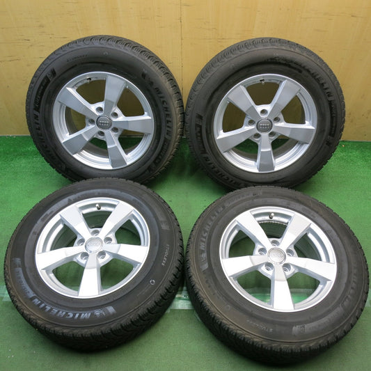 バリ溝！キレイ！8.5分◎アウディ 等 AGA NEXTA 215/70R16 スタッドレス ミシュラン X-ICE SNOW SUV ネクスタ 16インチ PCD112/5H◎6101109HAス