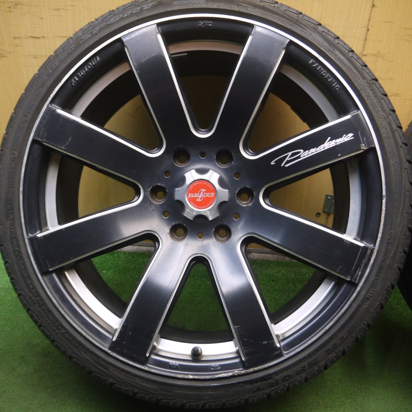 *送料無料* バリ溝！9分★FABULOUS LW-8 225/35R20 ATR SPORT2 ATRスポーツ2 ファブレス 20インチ PCD139.7/6H★4071001Hノ