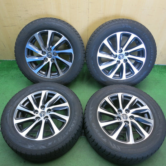 バリ溝！23年！9分◎トヨタ 30系 アルファード ヴェルファイア 純正 225/60R17 スタッドレス トーヨー ウインター トランパス TX 17インチ PCD114.3/5H◎6082307HAス