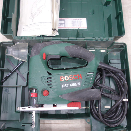 [送料無料] ◆ボッシュ ジグソー 100V PST650/N ケース付き 電気ノコギリ 鋸 切断機 BOSCH 電動 工具◆