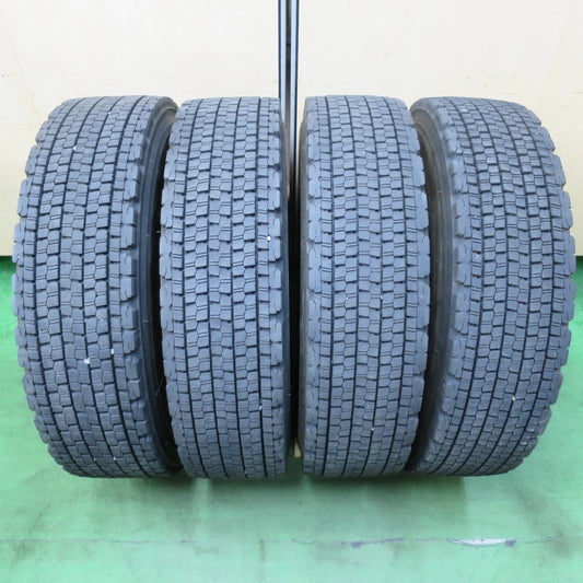 4本価格！22年★トラック タイヤ 225/80R17.5 123/122L スタッドレス ブリヂストン エコピア W901 Z 17.5インチ★5011510イスタ
