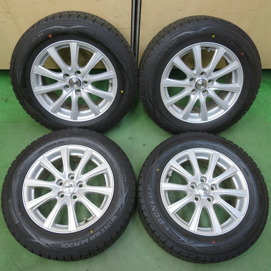 バリ溝！8.5分★レクサス CT 等 195/65R15 スタッドレス ダンロップ ウインターマックス WM01 AZ SPORTS AZスポーツ 15インチ PCD100/5H★6010606イス