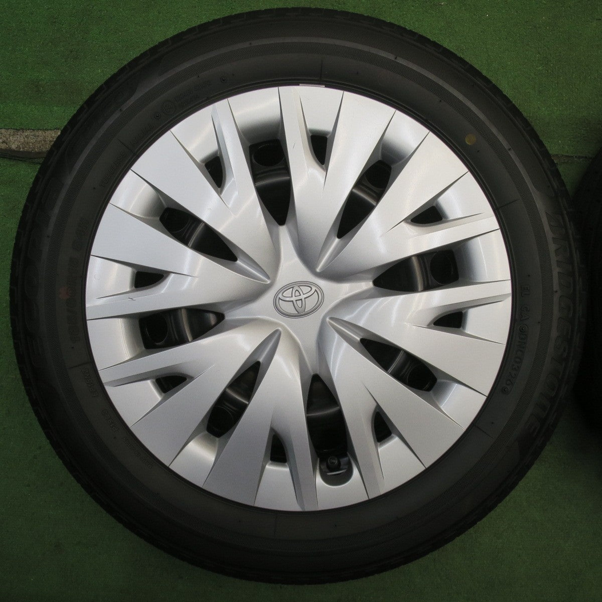 バリ溝！26年！キレイ！9分◎トヨタ ヤリス 純正 スチール 185/60R15 ブリヂストン エコピア EP150 15インチ PCD100/4H◎6063005NJノ