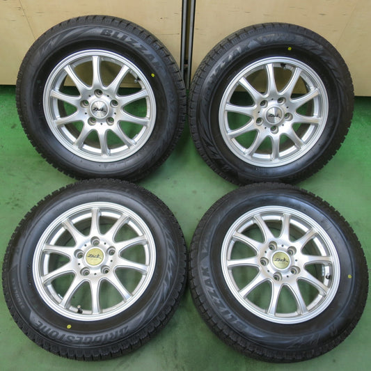ほぼ未使用！22年！キレイ★スタッドレス 195/65R15 ブリヂストン ブリザック VRX2 ZACK JP-102 ザック 15インチ PCD114.3/5H★6031108イス