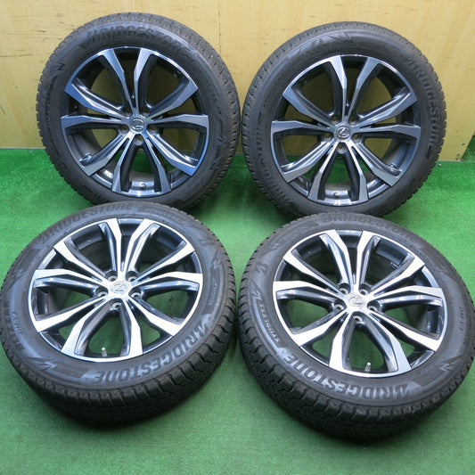 バリ溝！22年！8.5分★レクサス RX バージョンL 純正 235/55R20 スタッドレス ブリヂストン ブリザック DM-V3 20インチ PCD114.3/5H★5050305HAス