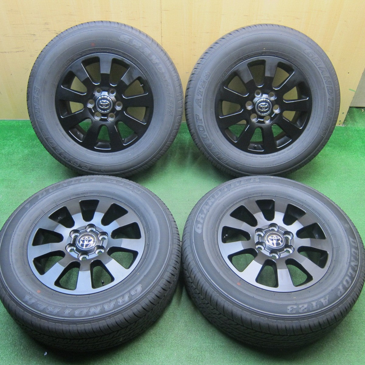 [送料無料] 新車外し！24年★トヨタ ランクル 250 FirstEdition 純正 265/65R18 ダンロップ AT23 グラントレック ファーストエディション PCD139.7/6H★5031404TNノ