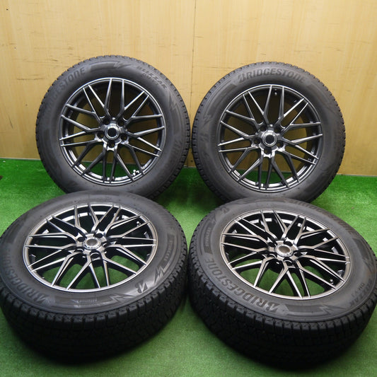 バリ溝！22年！キレイ！9分★スタッドレス 225/60R18 ブリヂストン ブリザック DM-V3 Ace MS-02 18インチ PCD114.3/5H★5120107Hス
