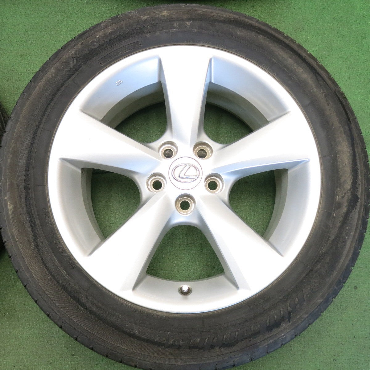 キレイ◎レクサス 10系 RX 純正 225/60R18 ヨコハマ ブルーアース E51 E51A 18インチ PCD114.3/5H◎6082308HAノ