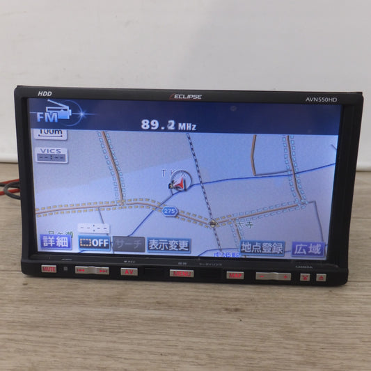 [送料無料] ★富士通テン イクリプス ECLIPSE HDDナビゲーション AVN550HD(28)★