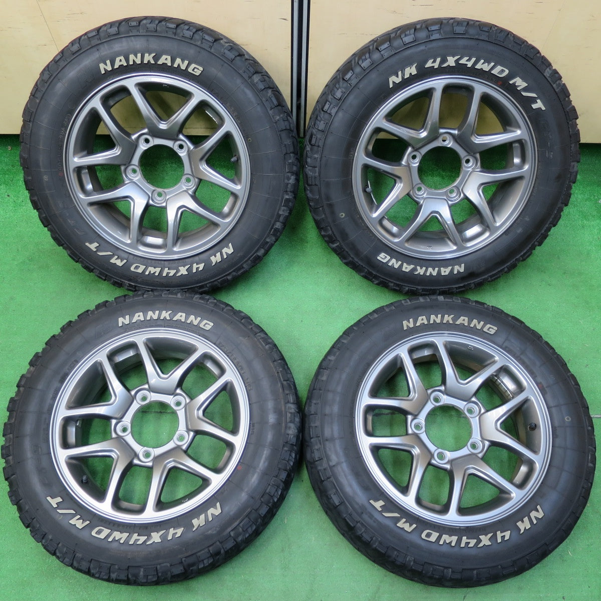 *送料無料* キレイ！21年★スズキ JB64W ジムニー 純正 175/80R16 ナンカン NK 4×4WD M/T FT-9 ホワイトレター PCD139.7/5H★4070405イノ
