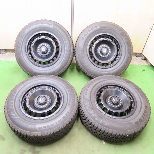 バリ溝！23年！キレイ！9分★スタッドレス 265/70R17 サイルン ICE BLAZER WST3 LEXXEL WHEEL レクセル 17インチ PCD139.7/6H★6060301NGス