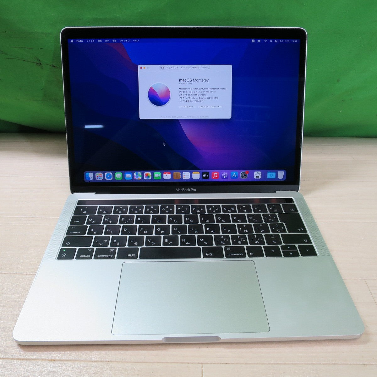 [送料無料] キレイ☆Apple mac book Pro A1706 13-inch, Core i7 16GB 1TB ノート PC パソコン アップル マックブック プロ☆