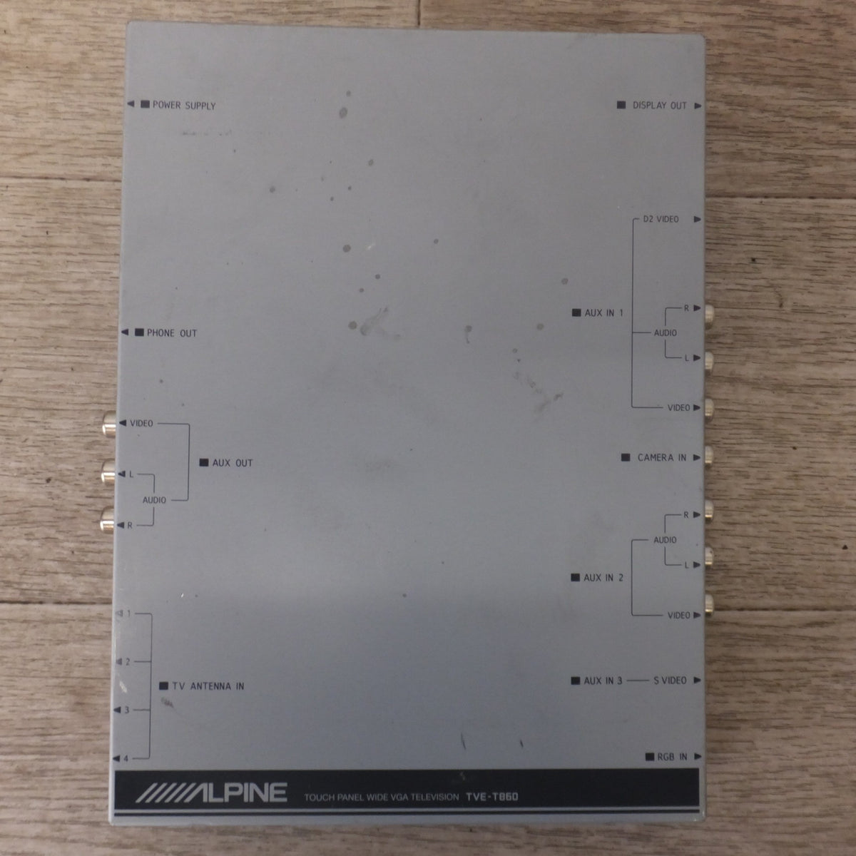 現状品★アルパイン ALPINE 8型WVGAタッチパネルカラーモニター TVE-T860★