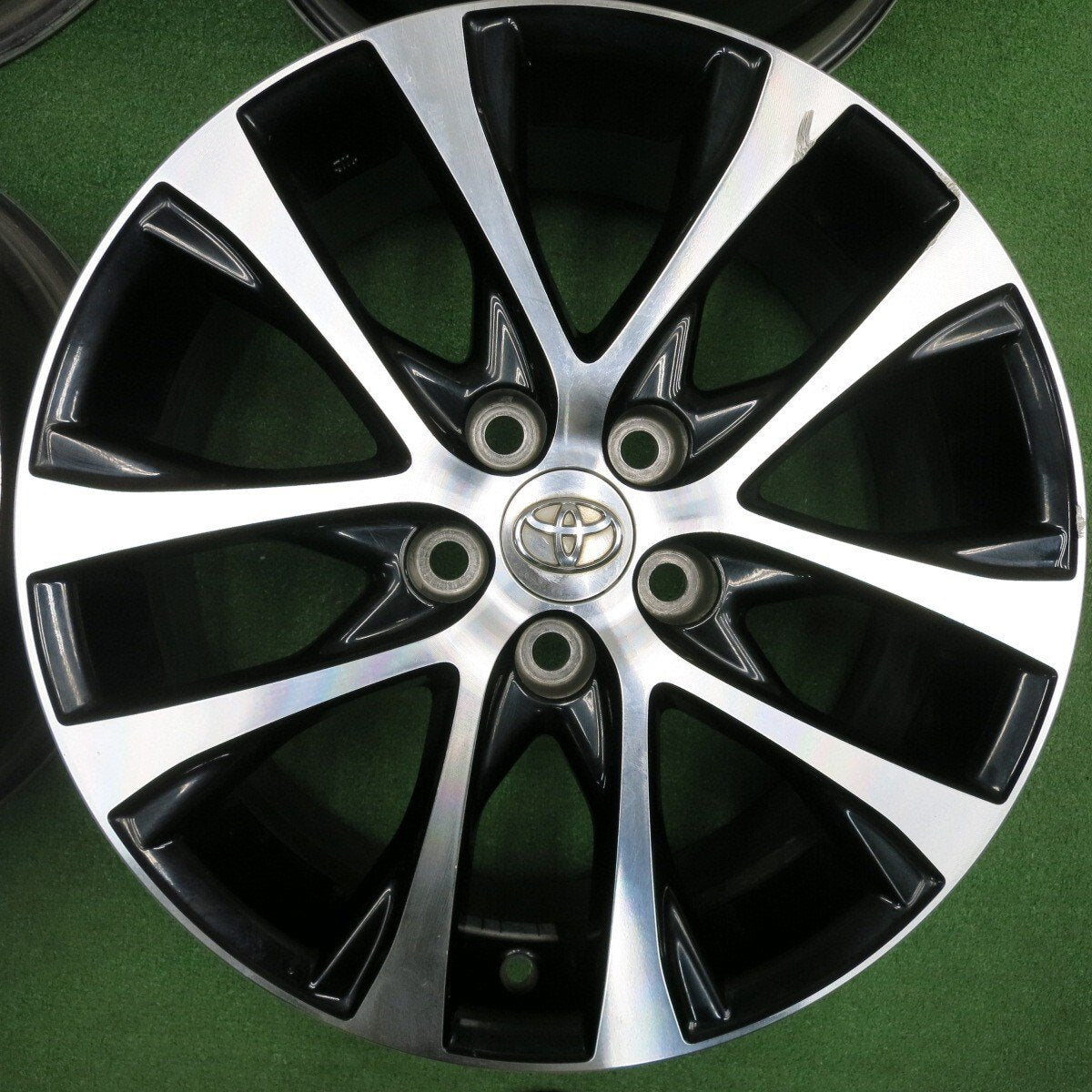 4本価格★トヨタ 50系 エスティマ アエラス 純正 ホイール 18インチ 18×7J PCD114.3/5H★5011206HAホ