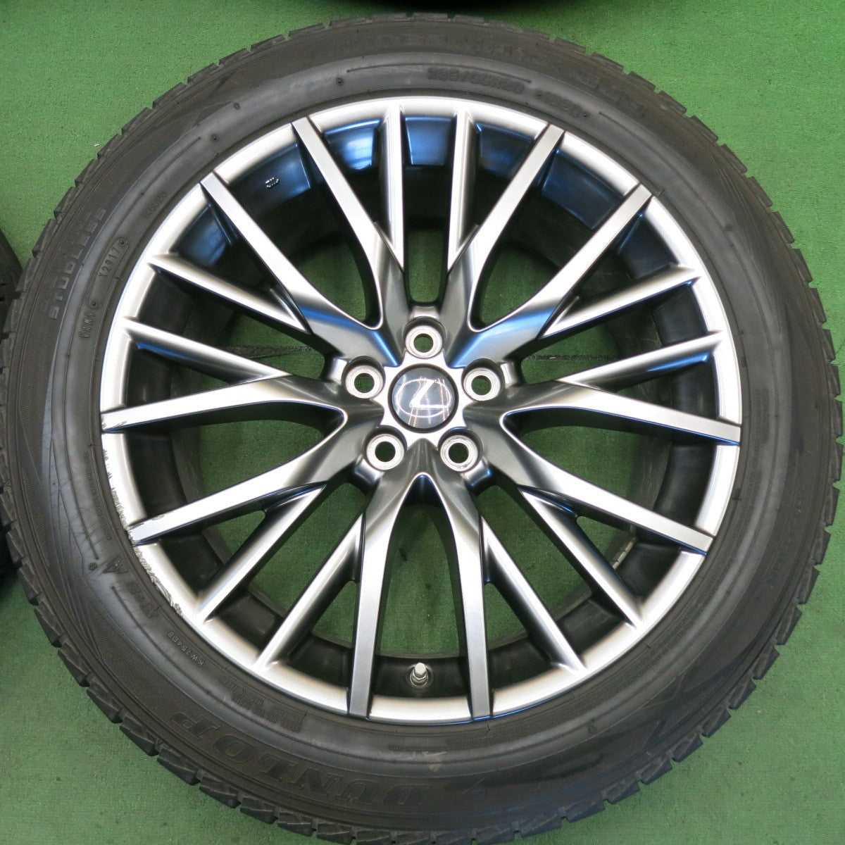 4本価格◎レクサス RX Fスポーツ 純正 235/55R20 スタッドレス ダンロップ ウインターマックス SJ8 20インチ PCD114.3/5H◎6071902HAス