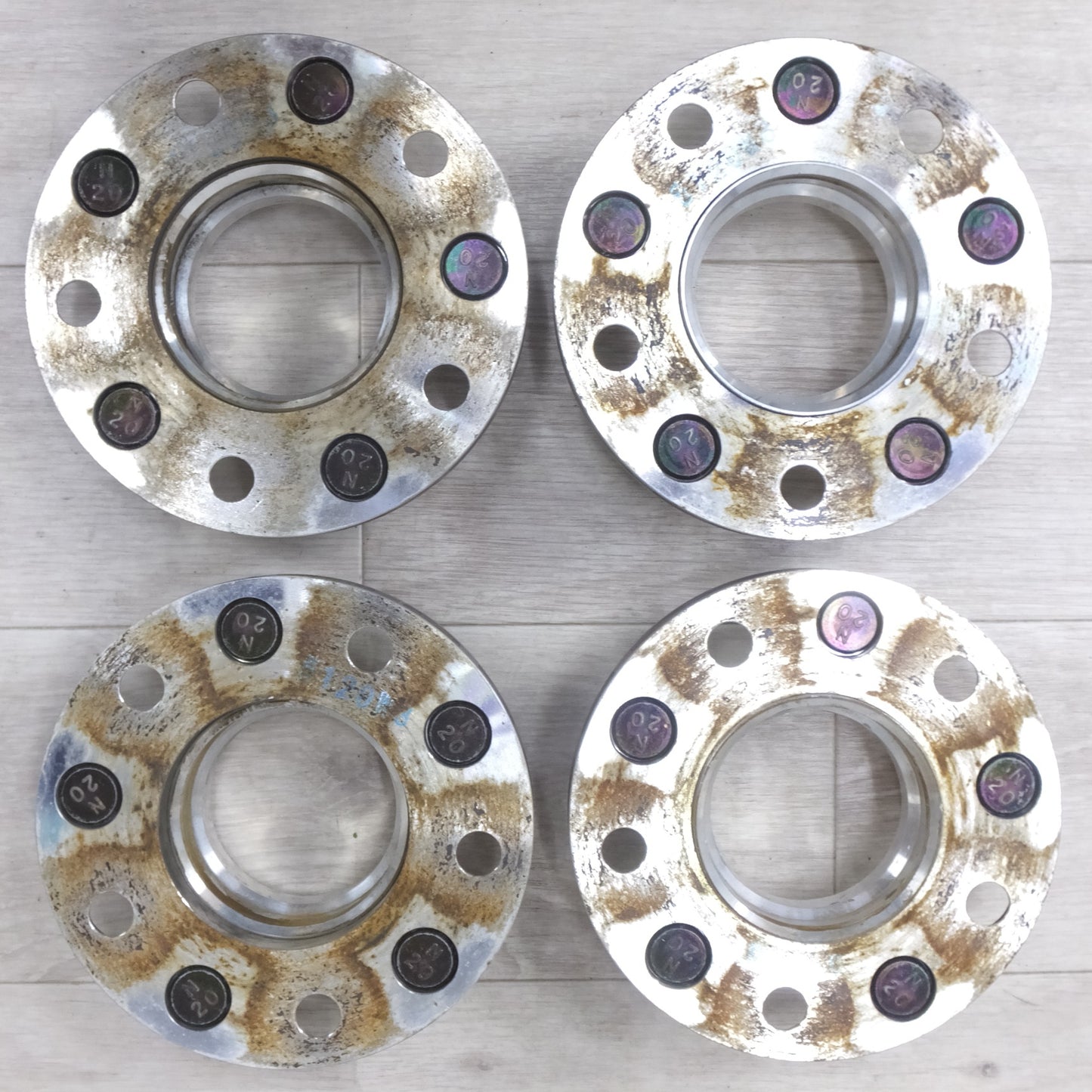 [送料無料] 2個セット◆協栄産業 ワイド トレッド ホイール スペーサー ハブ ユニット 5120W3-66 M12xP1.25 5H/114.3 厚み20mm ハブ径66mm◆