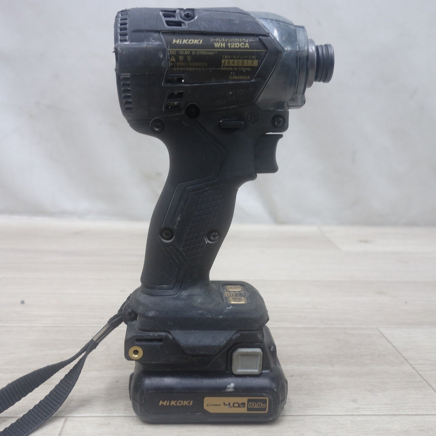 [送料無料] バッテリー3個◆HiKOKI ハイコーキ コードレス インパクトドライバ WH12DCA 電動 工具 DC10.8V 充電器◆