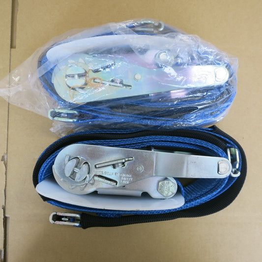 [送料無料] 未使用！2点セット◆日軽 ラッシング ベルト RWS30 E1-10-30-E1A ラチェットバックル 型 荷締 機 運搬◆