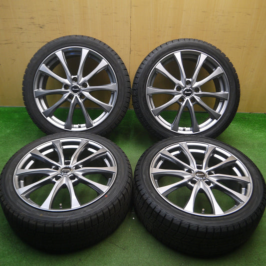 [送料無料] 超バリ溝！23年！キレイ！ほぼ10分★スタッドレス 215/45R18 ヨコハマ アイスガード iG70 Exceeder エクシーダー 18インチ PCD114.3/5H★5022604Hス