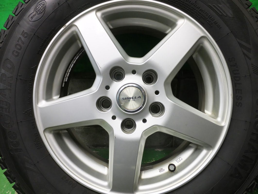 [送料無料] 4本価格★スタッドレス 175/80R15 ヨコハマ アイスガード G075 SIBILLA V-78 シビラ 15インチ★9112513ヒス