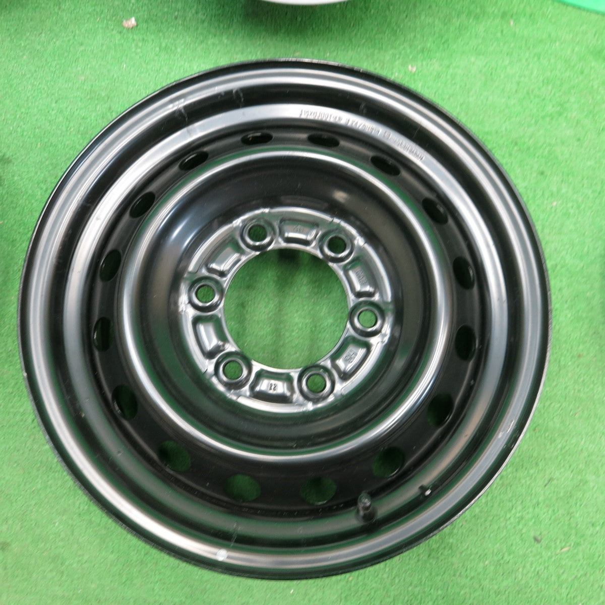 *送料無料* 新車外し★トヨタ 200系 ハイエース 純正 スチール ホイール 15インチ J15×6J PCD139.7/6H★4042204ナホ