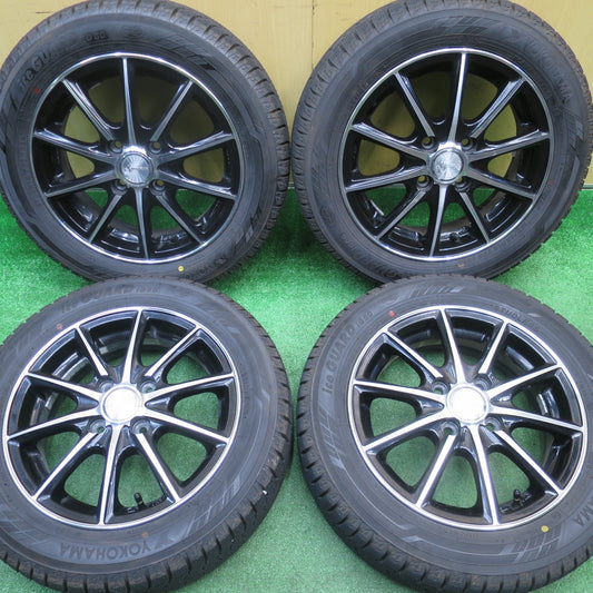 ほぼ未使用！24年！キレイ★スタッドレス 155/65R14 ヨコハマ アイスガード iG60 ECO FORME CRS15 エコフォルム 14インチ PCD100/4H★5111105NJス