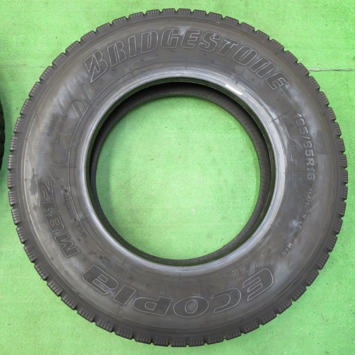 *送料無料* 4本価格！20年★トラック タイヤ 195/85R16 114/112N ブリヂストン エコピア M812 ミックス オールシーズン 16インチ★4071506イノタ