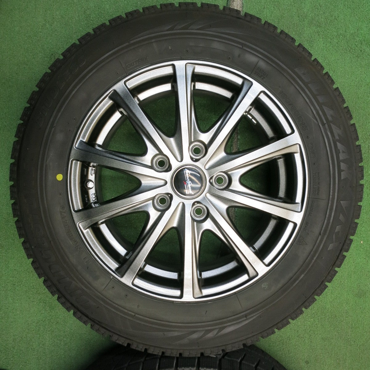 バリ溝！9.5分★スタッドレス 195/65R15 ブリヂストン ブリザック VRX EuroSpeed MANARAY SPORT マナレイ 15インチ PCD114.3/5H★5062004NJス