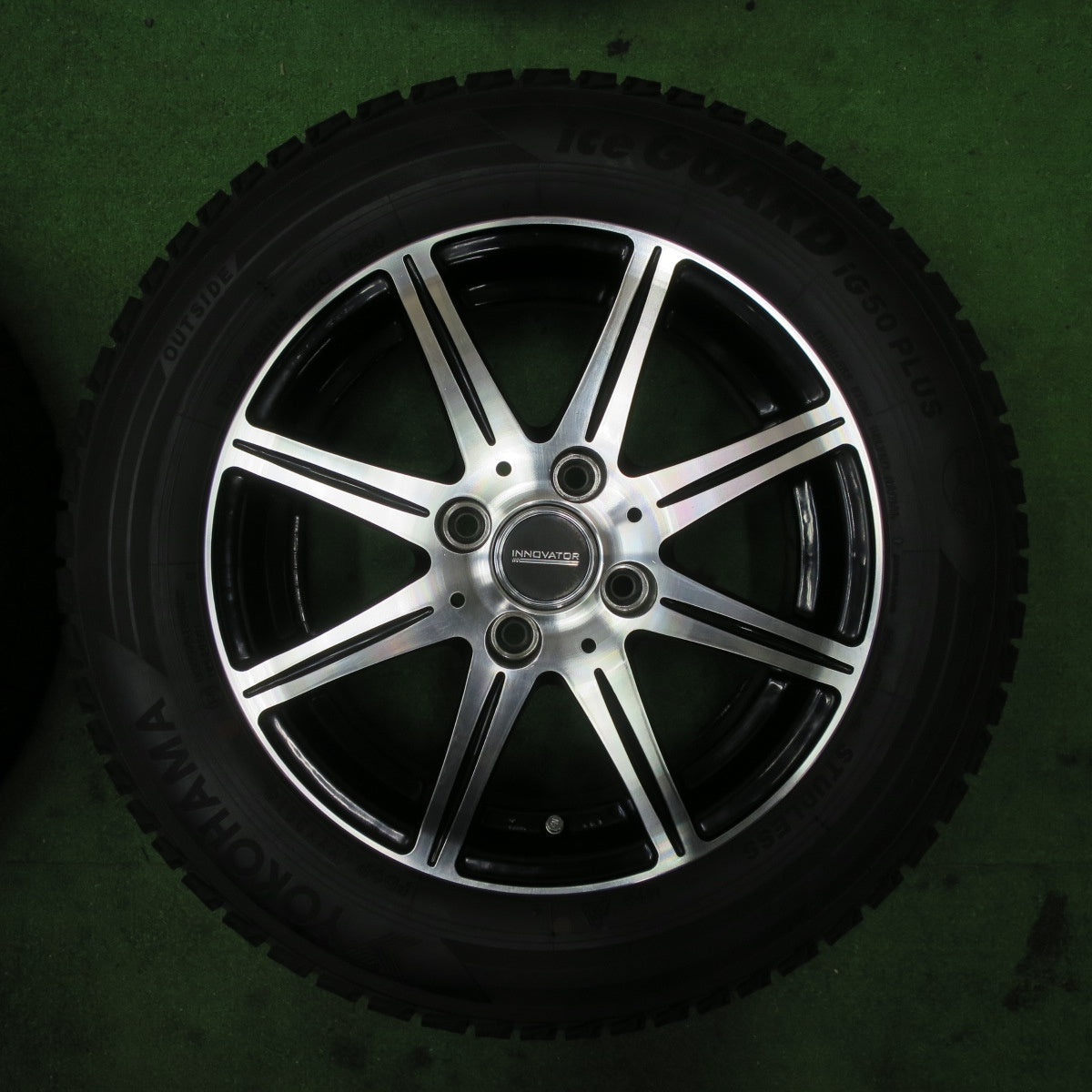 バリ溝！9.5分★スタッドレス 175/65R14 ヨコハマ アイスガード iG50 プラス INNOVATOR イノベーター 14インチ PCD100/4H★5060703TTス