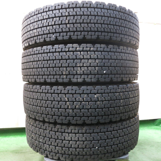 バリ溝！23年！8.5分★トラック タイヤ 225/80R17.5 123/122L スタッドレス ブリヂストン W900 17.5インチ★5111701ナスタ