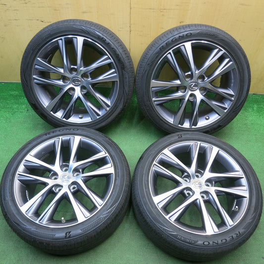 センサー付！バリ溝！23年！9分★レクサス IS バージョンL 純正 225/45R17 ブリヂストン レグノ GR-X2 17インチ PCD114.3/5H★6031515HAノ