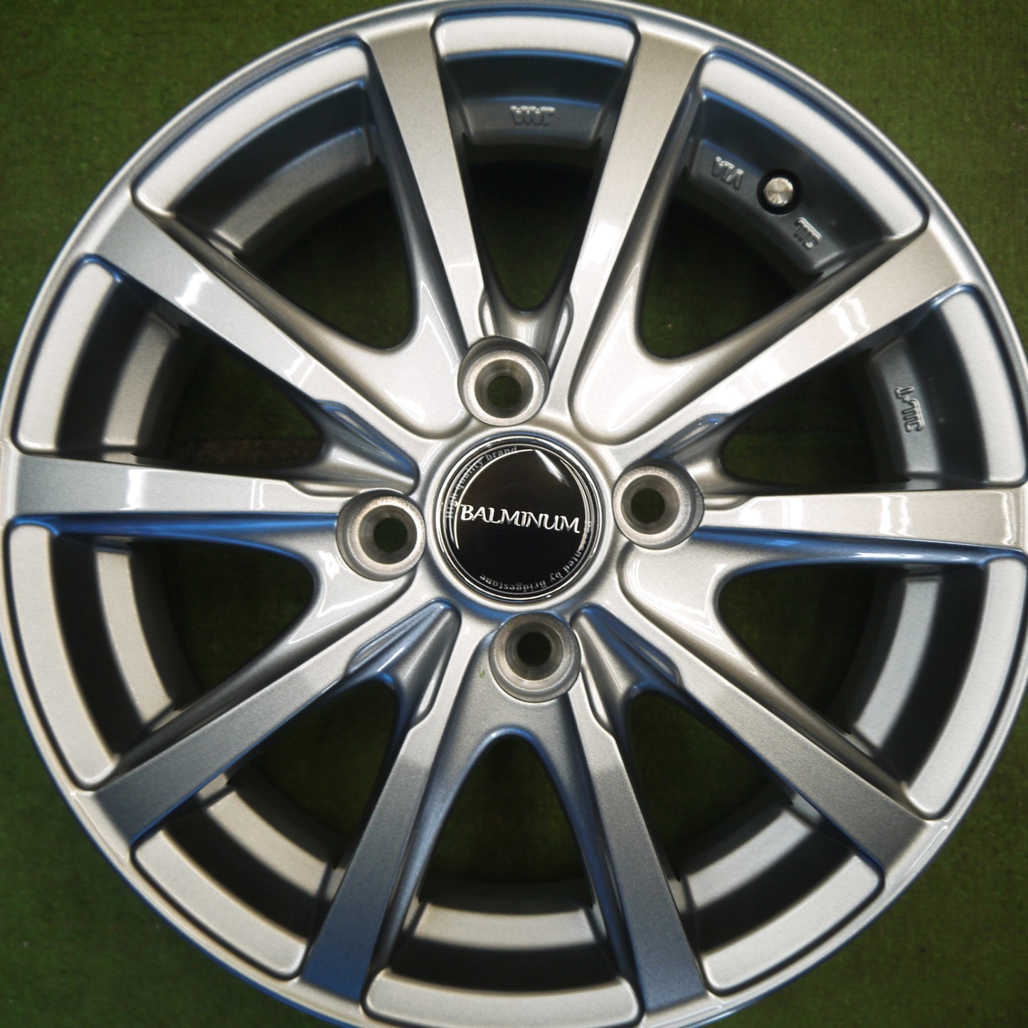 未使用★BALMINUM LS10 バルミナ 14インチ ホイール 14×5J PCD100/4H★6042206Hホ