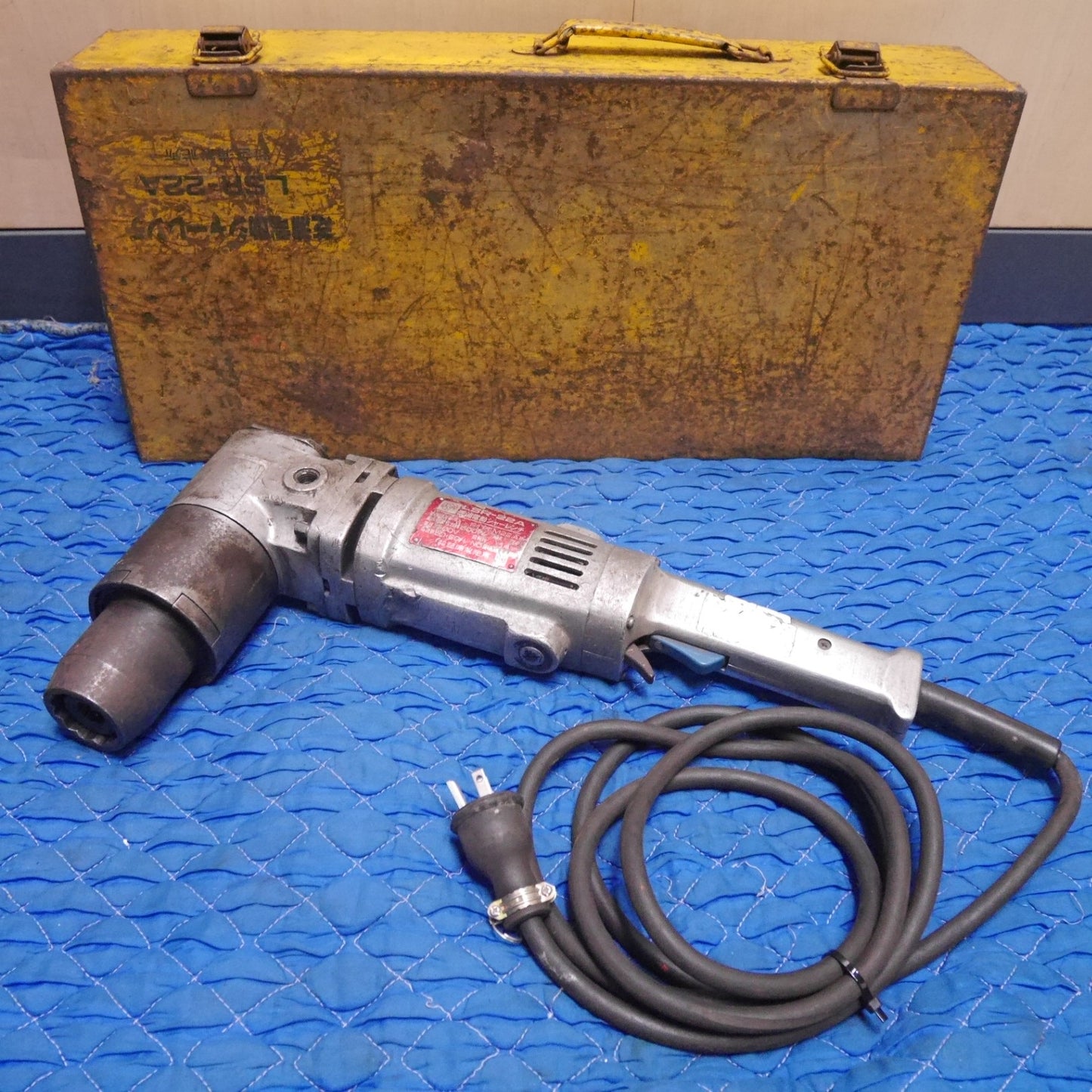 [送料無料] ☆芝浦 電動 シャー レンチ LSR-22A 電動 工具 200V コード式☆