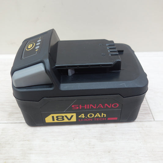 [送料無料] 未使用☆SHINANO リチウム イオン バッテリー 18V 4.0Ah  SI-170W用  電池 パック SI-B2029LA-2  電動 工具☆