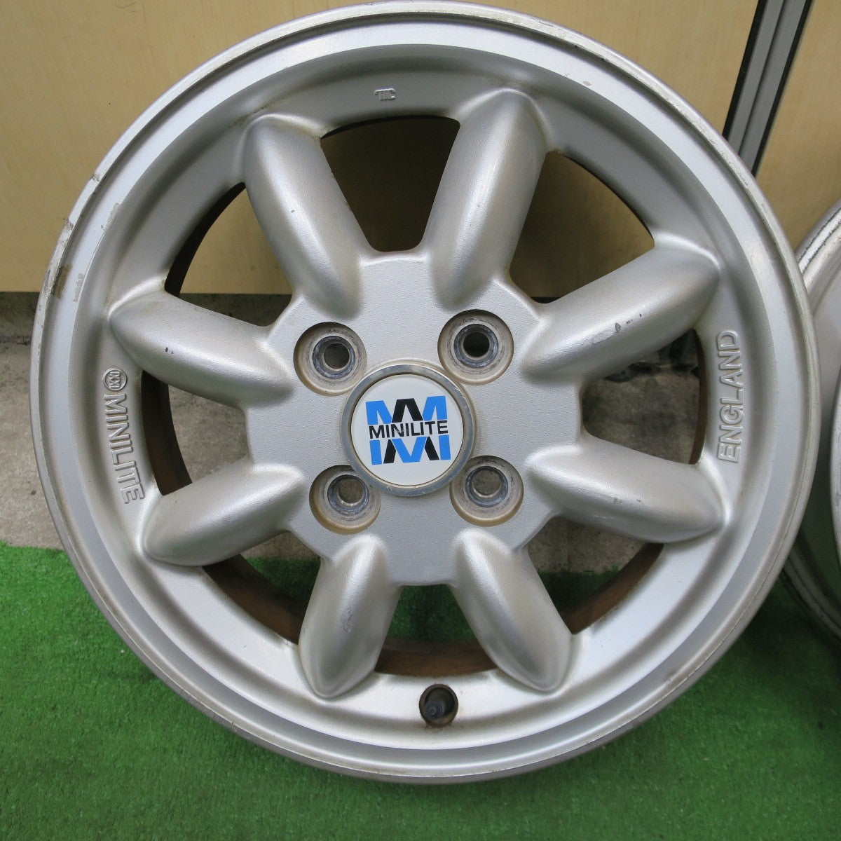 4本価格★MINILITE ミニライト 14インチ ホイール 14×4.5J PCD100/4H★6022001NGホ