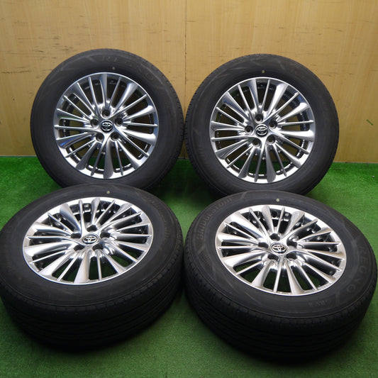 キレイ！23年★トヨタ 30系 アルファード ヴェルファイア 純正 225/60R17 ブリヂストン レグノ GRV2 17インチ PCD114.3/5H★5041609Hノ