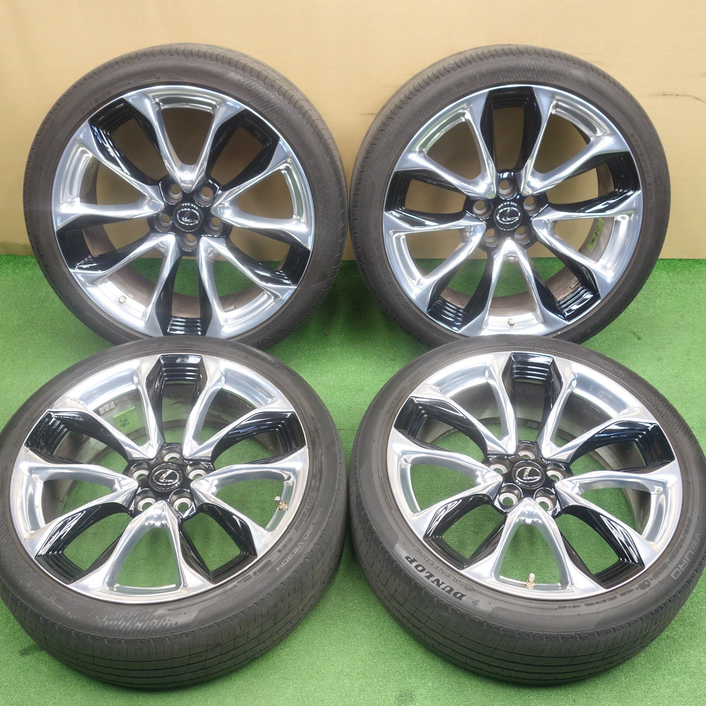 センサー付★レクサス LC 500 h 純正 245/40R21 275/35R21 ダンロップ VEURO VE304 21インチ PCD120/5H★6032502KTノ