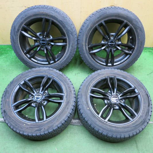 バリ溝！8.5分★BMW 等 MAK LUFT 205/55R16 スタッドレス ピレリ アイスアシンメトリコ BORBET ルフト 15インチ PCD120/5H★5080702HAス