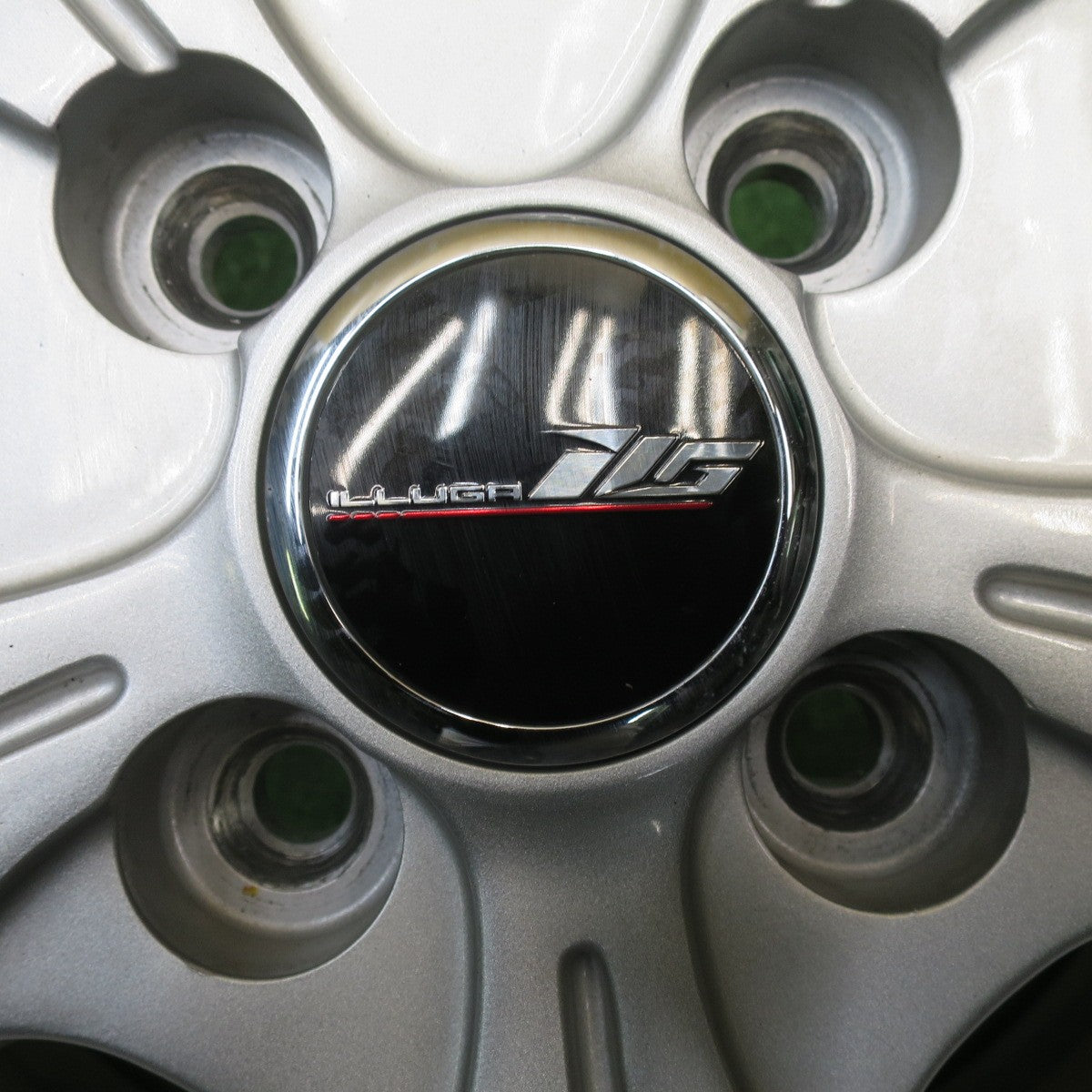 バリ溝！23年！9分★スタッドレス 145/80R13 ブリヂストン アイスナビ7 ILLUGA 社外 アルミ 13インチ PCD100/4H★5122403NJス