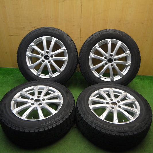 バリ溝！23年！キレイ！9.5分★スタッドレス 225/60R17 ダンロップ ウインターマックス WM02 ZACK JP-325 MONZA ザック 17インチ PCD114.3/5H★5062504Hス
